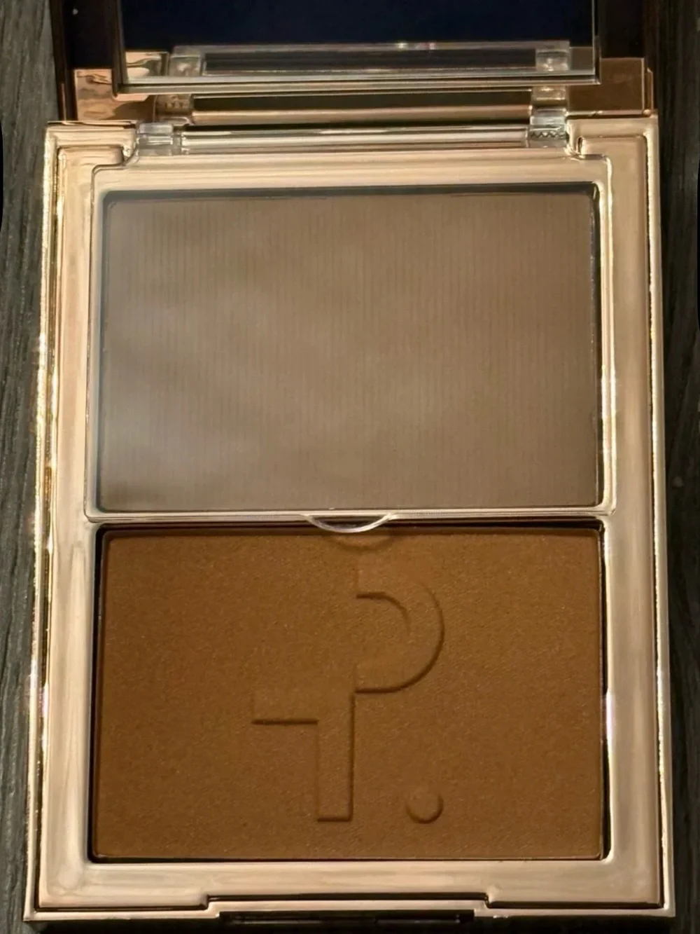 Patrick Ta Dual Bronzer Compact in Rose Gold with Warm Brown Shades